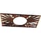 Ekena Millwork Hoover Architectural Grade PVC Pierced Medallion, 16"W x 8"H x 5 7/8"ID x 1/2"P, Antiqued Copper CMPP16X08HOACO - alternate 5